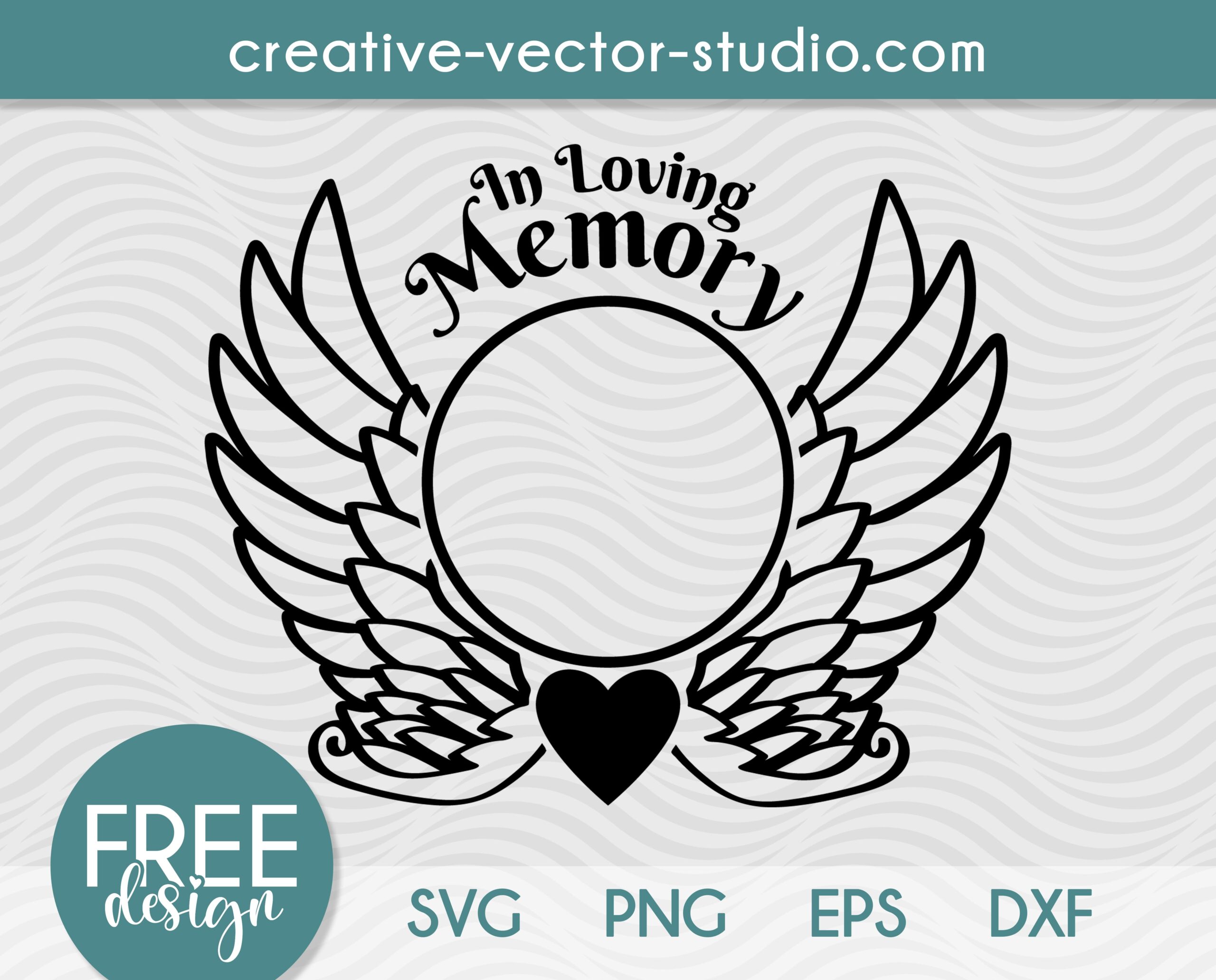 Free In Loving Memory SVG Creative Vector Studio