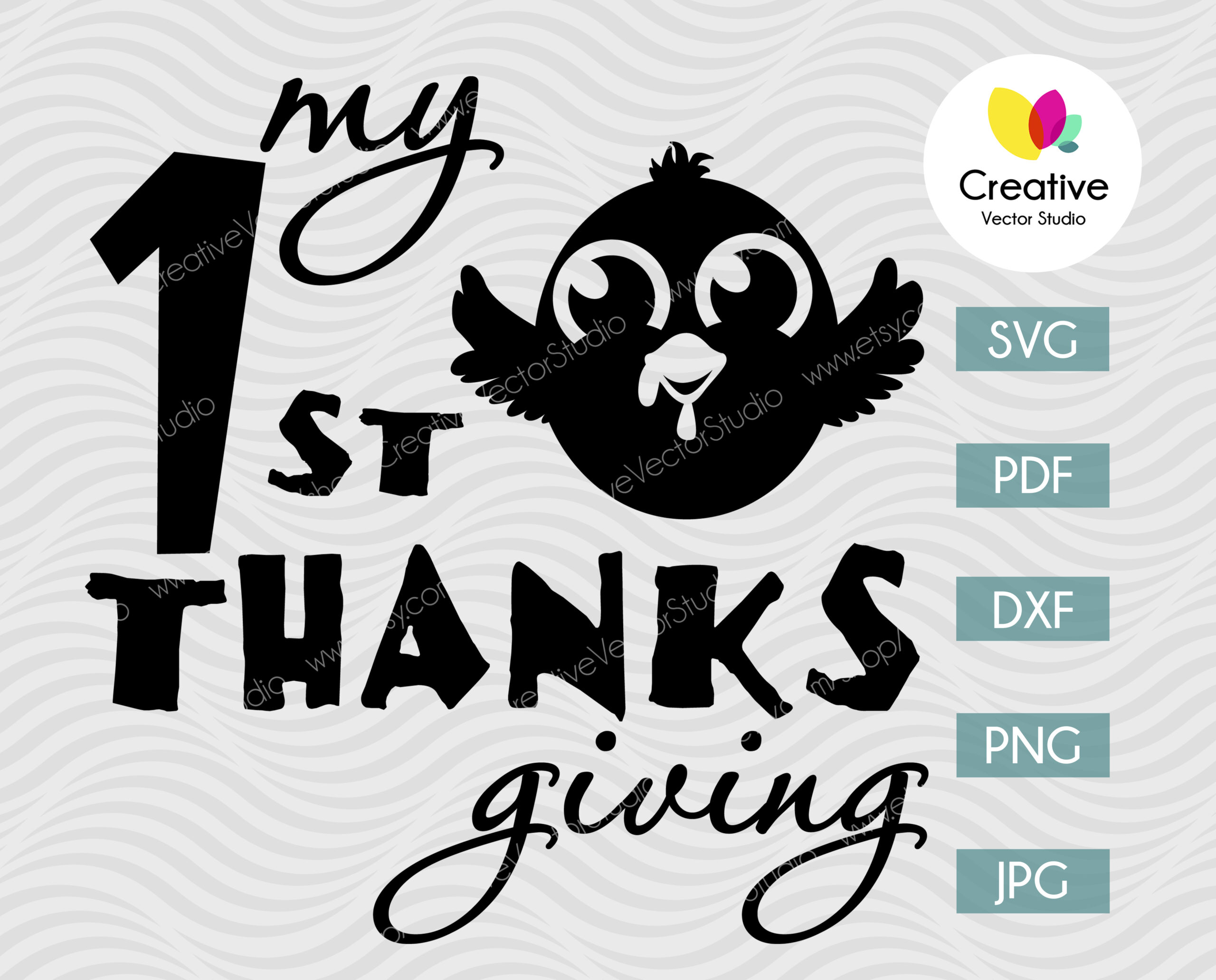 Download Turkey Face svg, First Thanksgiving svg, Baby Thanksgiving ...