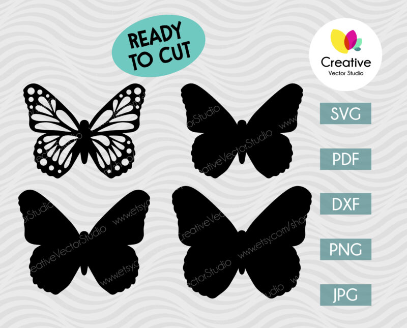 3D Butterflies Cricut SVG Graphic by Светлана Зиновьева · Creative Fabrica