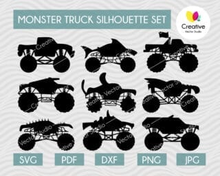 Monster Truck SVG Bundle #2