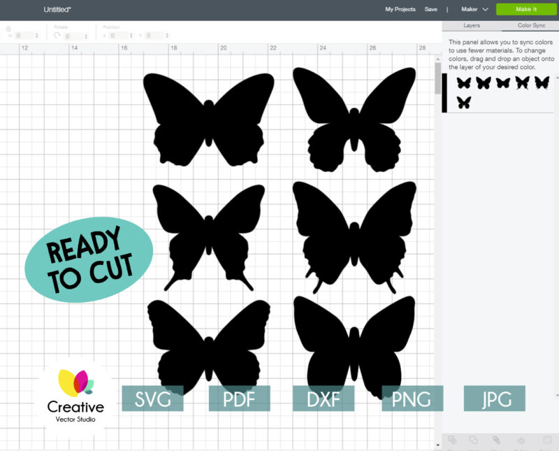 Butterfly svg cut files