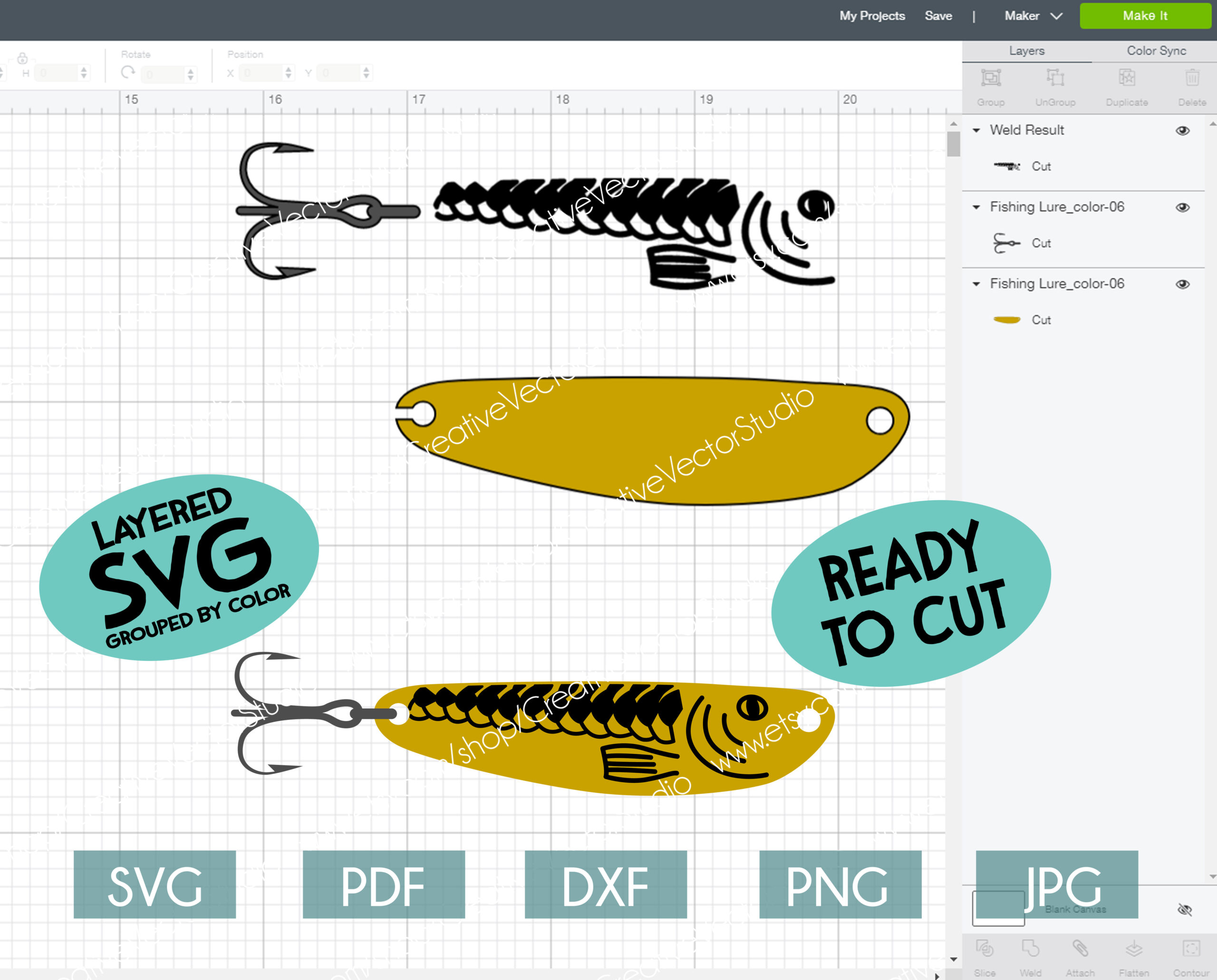 Fishing Lure Tumbler SVG Graphic by Krit-Studio329 · Creative Fabrica
