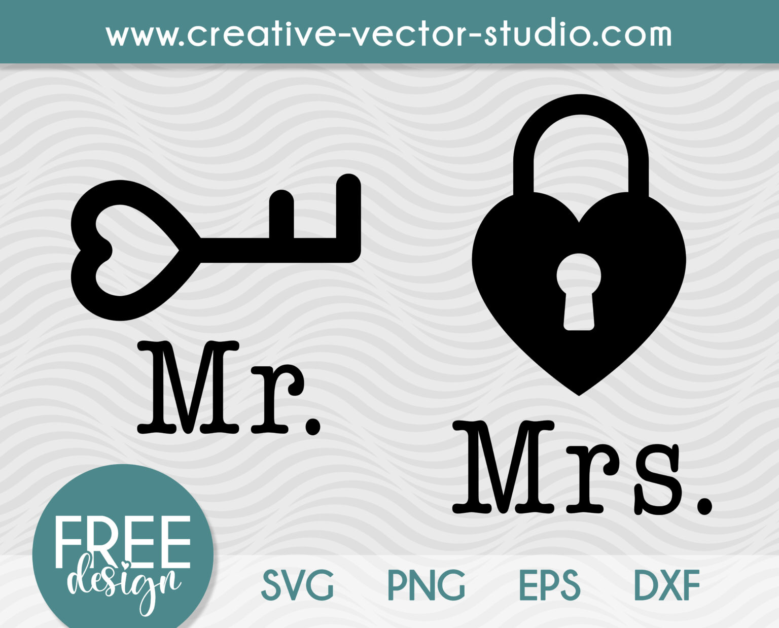 Free Lock and Key SVG, PNG, DXF, EPS | Creative Vector Studio