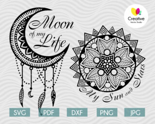 My Sun And Stars Svg Creative Vector Studio