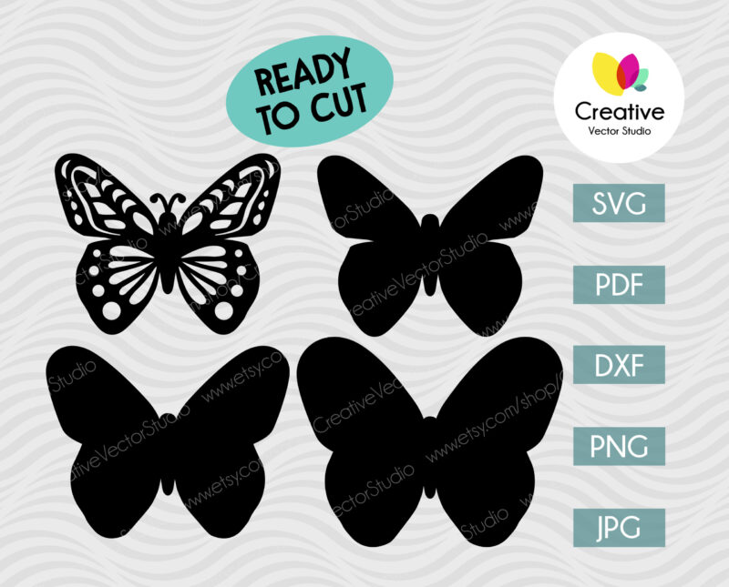 Layered Butterfly svg