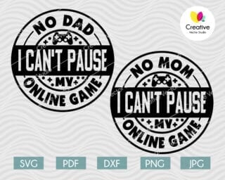 I cant pause my game svg