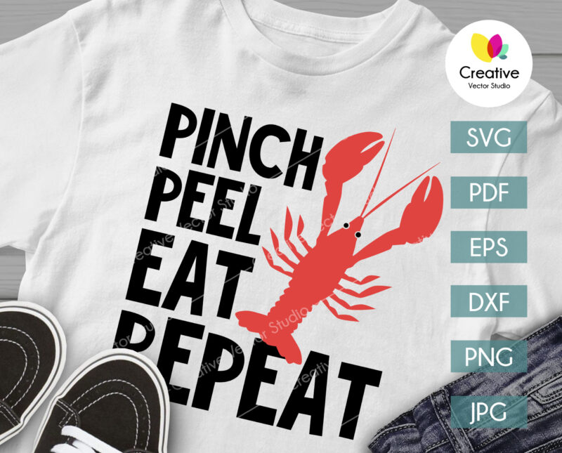 Pinch, Peel, Eat, Repeat svg