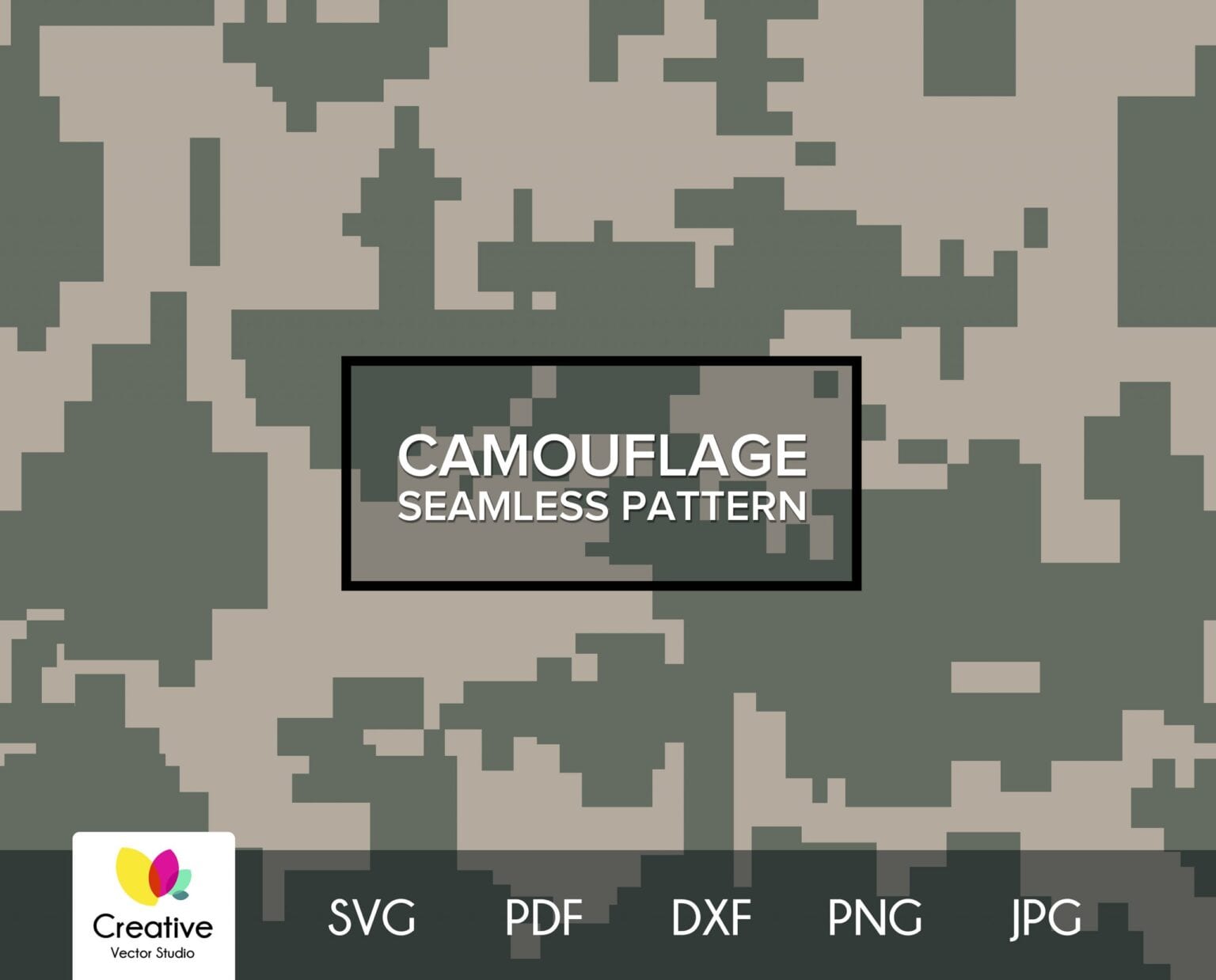 AcuPat Camouflage SVG Seamless Pattern | Creative Vector Studio