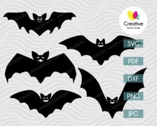 Halloween Bat SVG Bundle