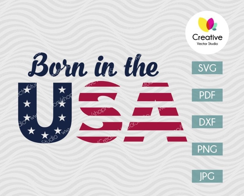 Born in the USA svg