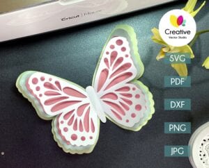 Butterfly SVG #1 Cut File Image - Creative Vector Studio
