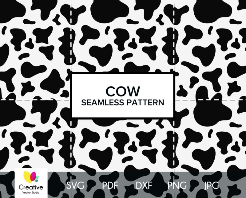 Cow Print Seamless Pattern