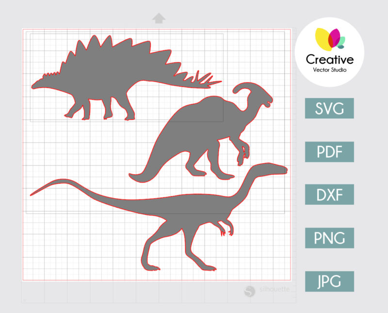 Dinosaur SVG cut files
