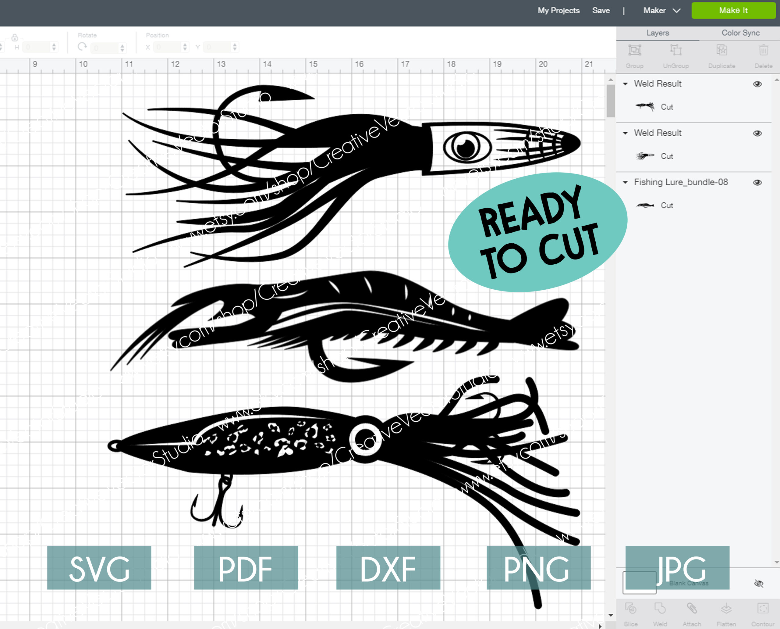 Download Fishing Lure Svg 15 Mega Bundle Creative Vector Studio