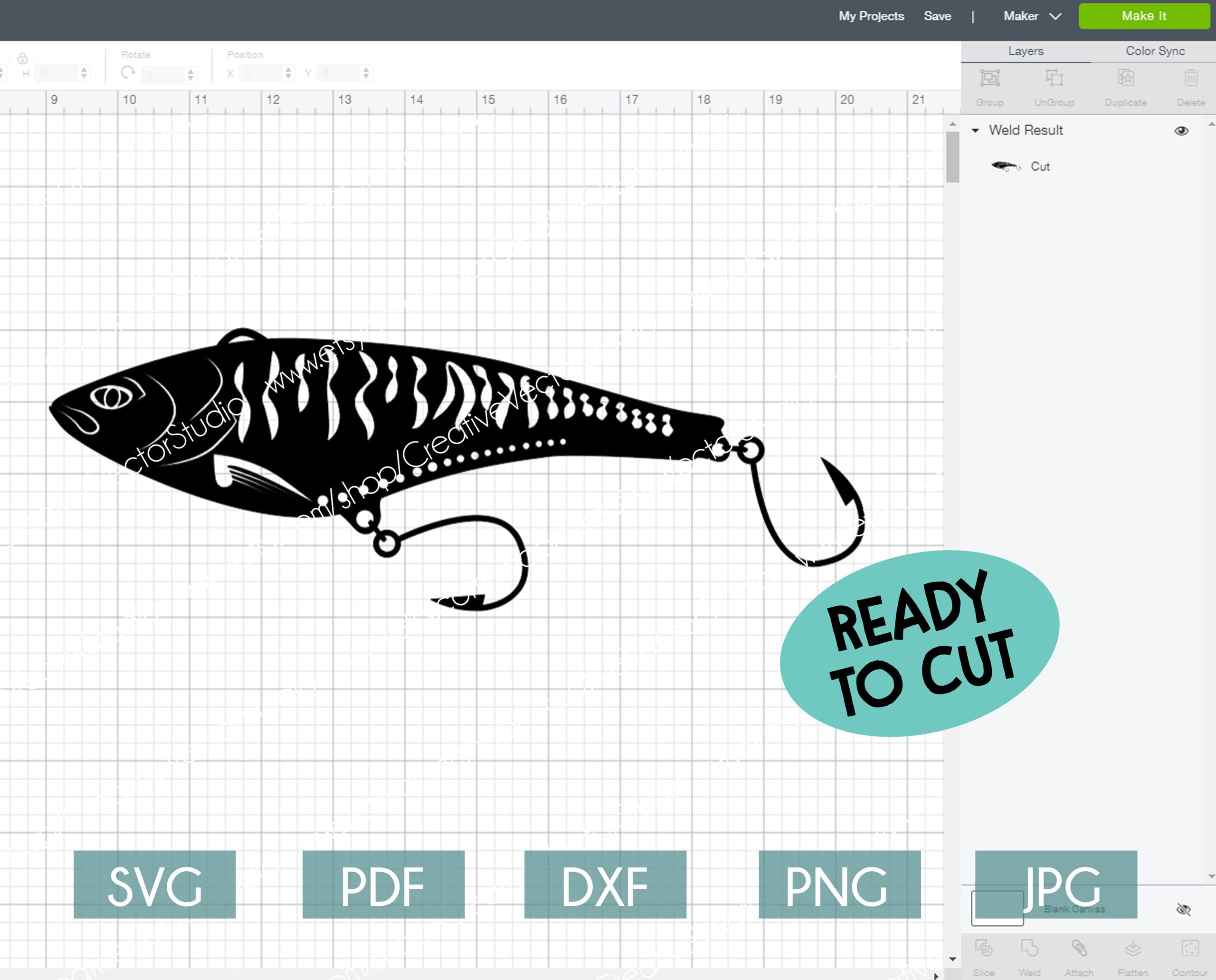 Download Fishing Lure Svg 15 Mega Bundle Creative Vector Studio