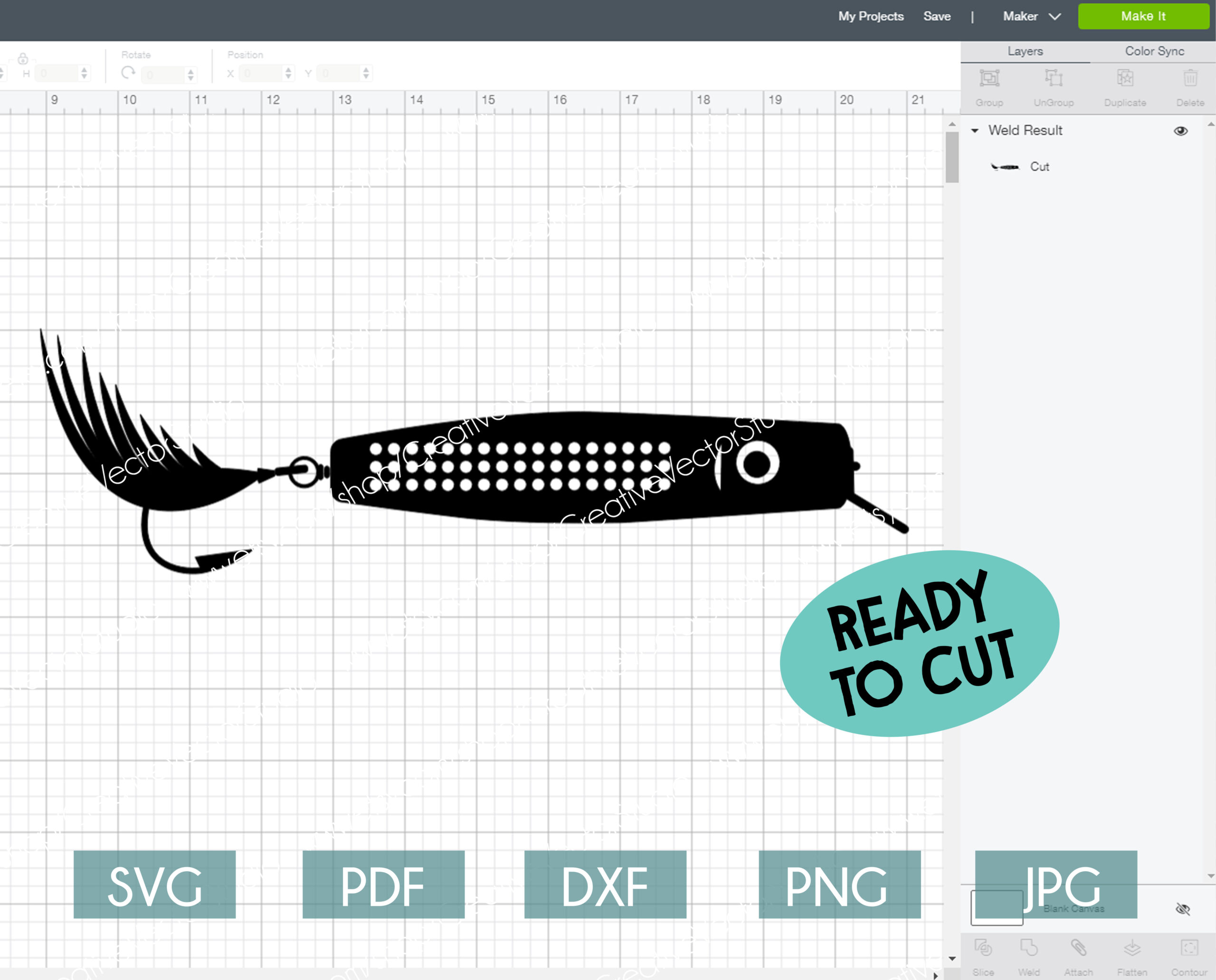 Download Fishing Lure Svg 15 Mega Bundle Creative Vector Studio
