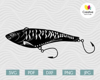 fishing lure svg #4