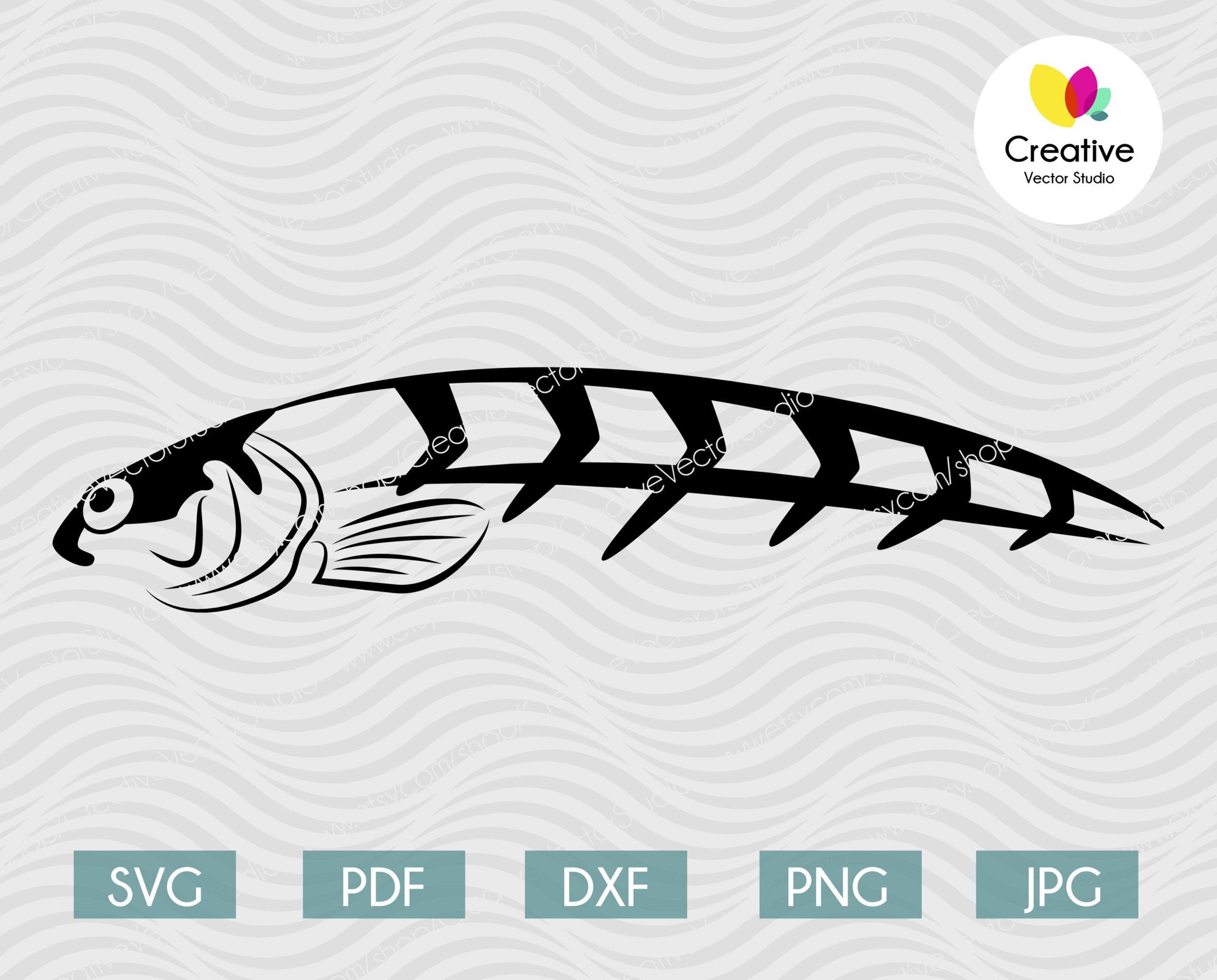Fishing Decal SVG, Fish Lure PNG