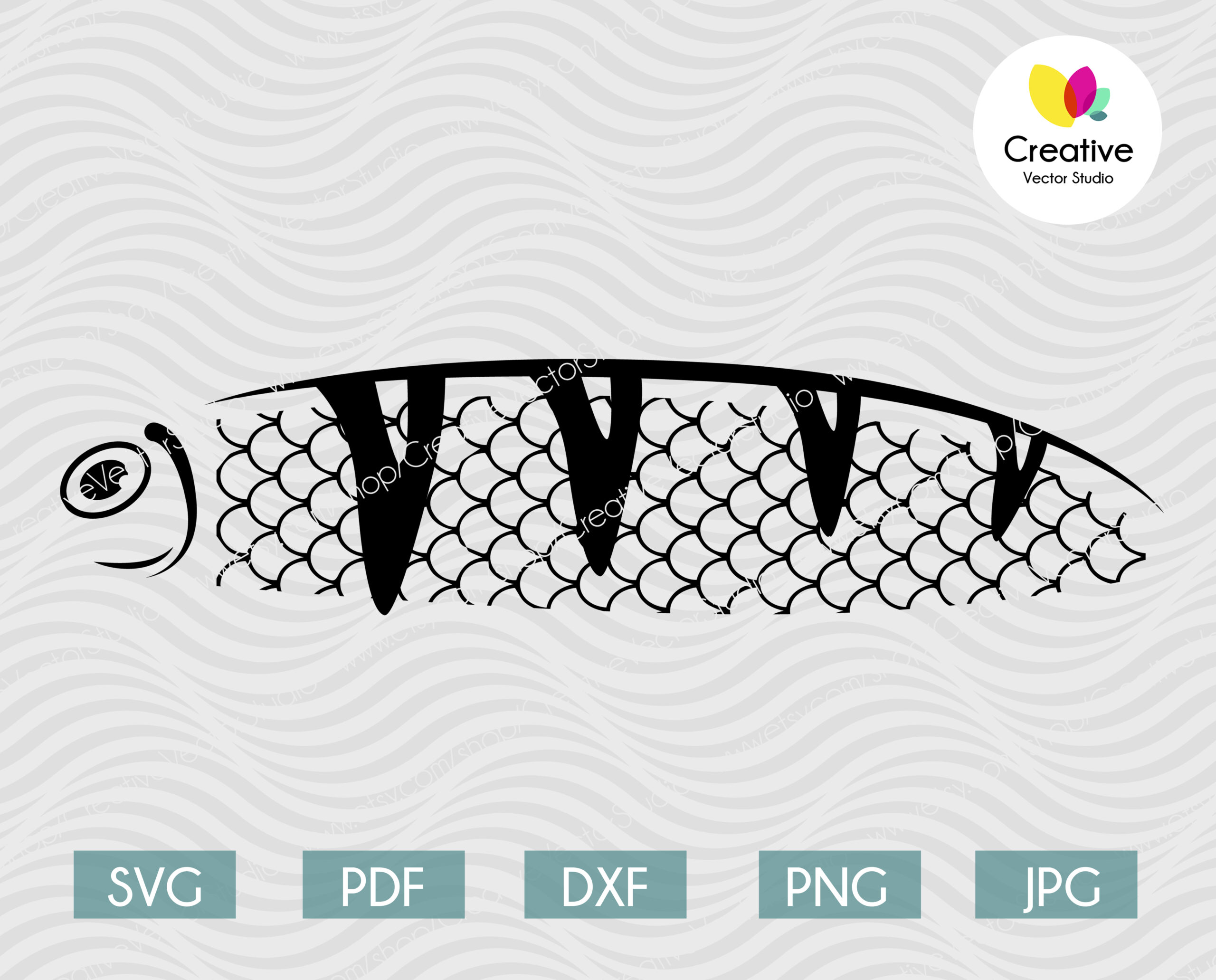 Fishing Lure SVG #35 Cut File Image | Creative Vector Studio