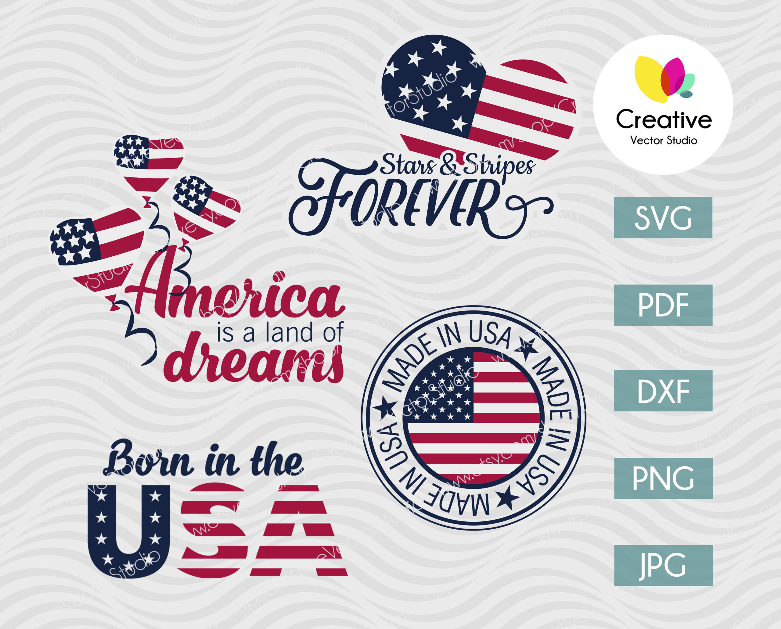 Download 4th Of July Svg Bundle Independence Day Creative Vector Studio