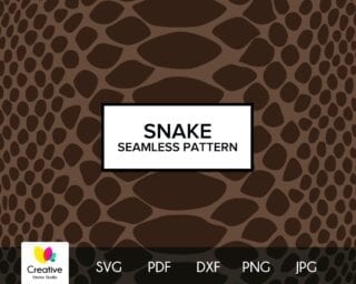 Snake Skin Seamless Pattern SVG