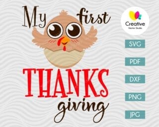 Download Baby Turkey Svg Creative Vector Studio
