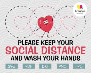 Keep Social Distance svg
