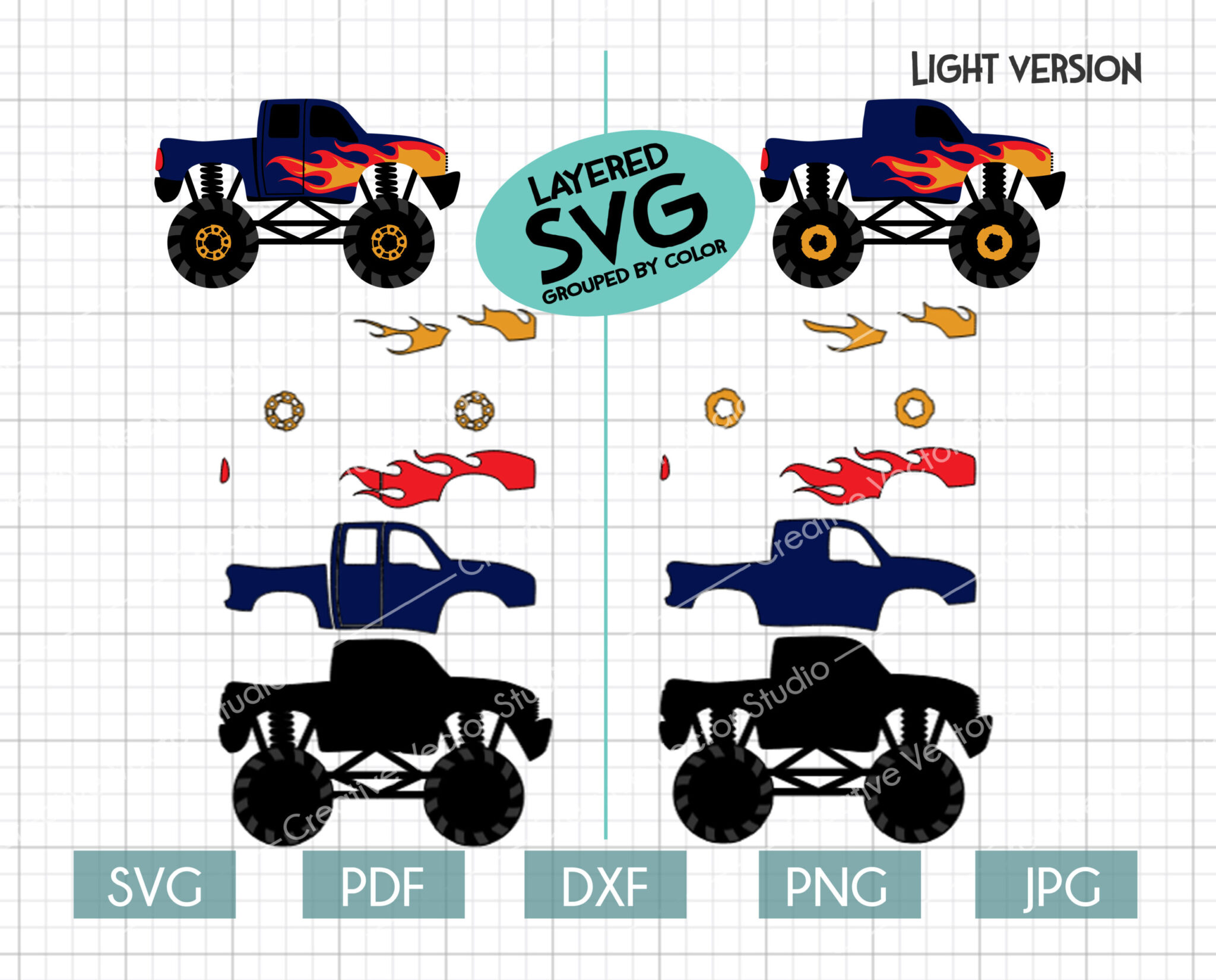 Free Free Layered Truck Svg 77 SVG PNG EPS DXF File