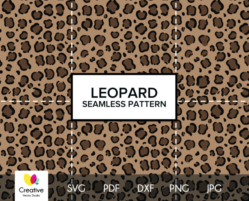 SVG Leopard Skin Pattern