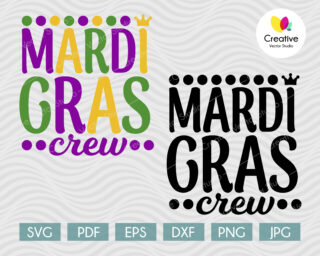 Mardi Gras Crew svg