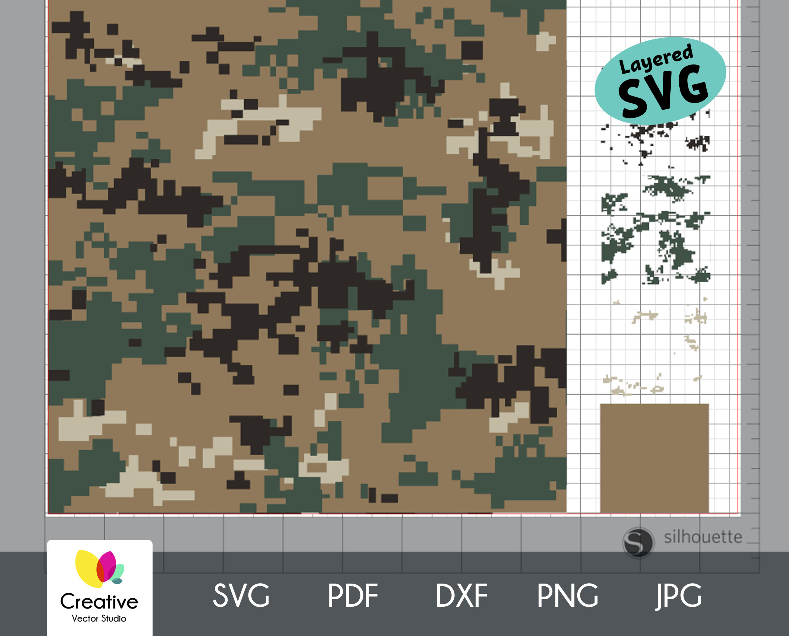Download Marpat Camouflage Svg Seamless Pattern Creative Vector Studio