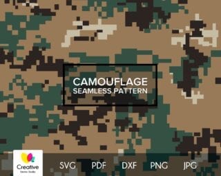 Marpat Camouflage SVG Seamless Pattern