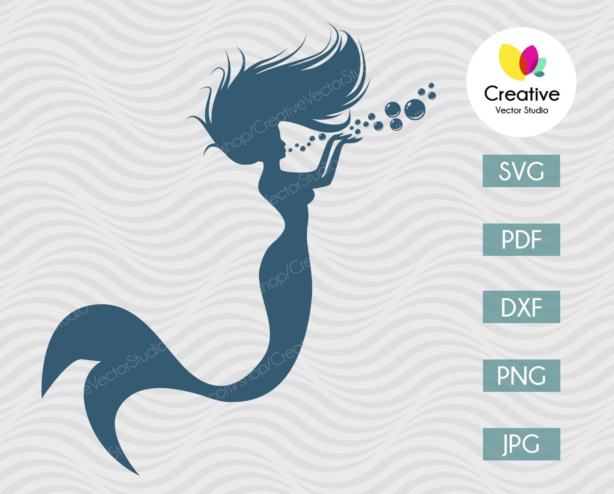 Free Free 104 Mermaid Water Svg SVG PNG EPS DXF File