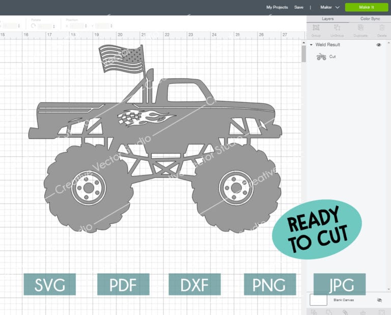 Download Monster Truck SVG Bundle #5 | Creative Vector Studio