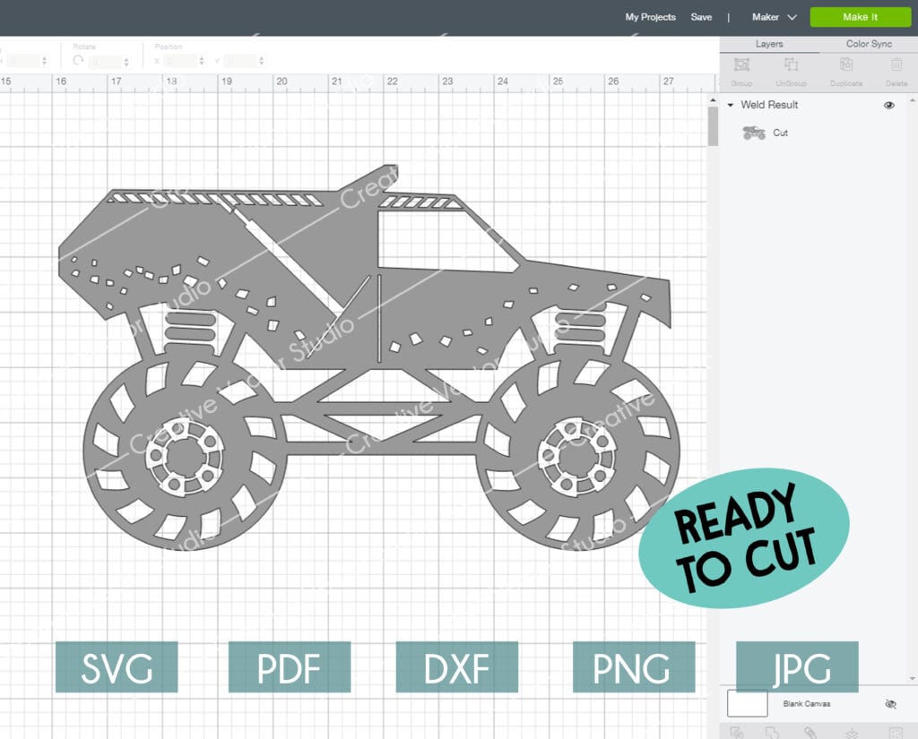 Download Monster Truck SVG, Monster Truck Silhouette, Monster Jam ...