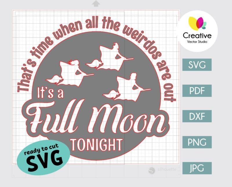 Full moon svg