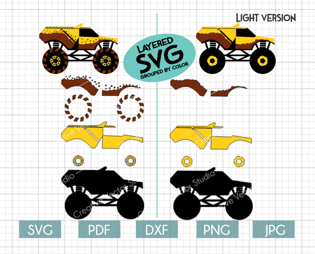 Free Free Layered Truck Svg 824 SVG PNG EPS DXF File