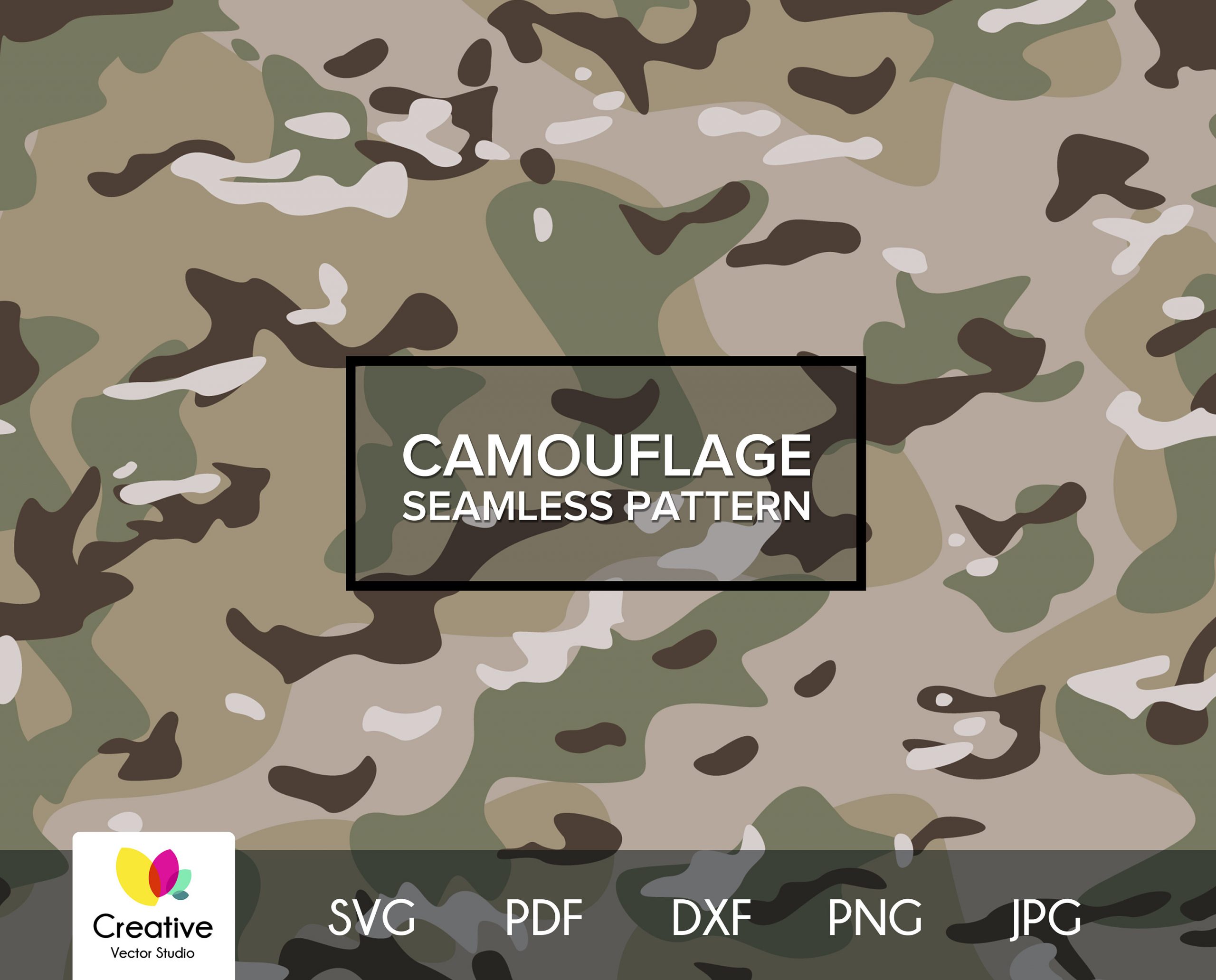 Download Multicam Camouflage Svg Seamless Pattern Creative Vector Studio