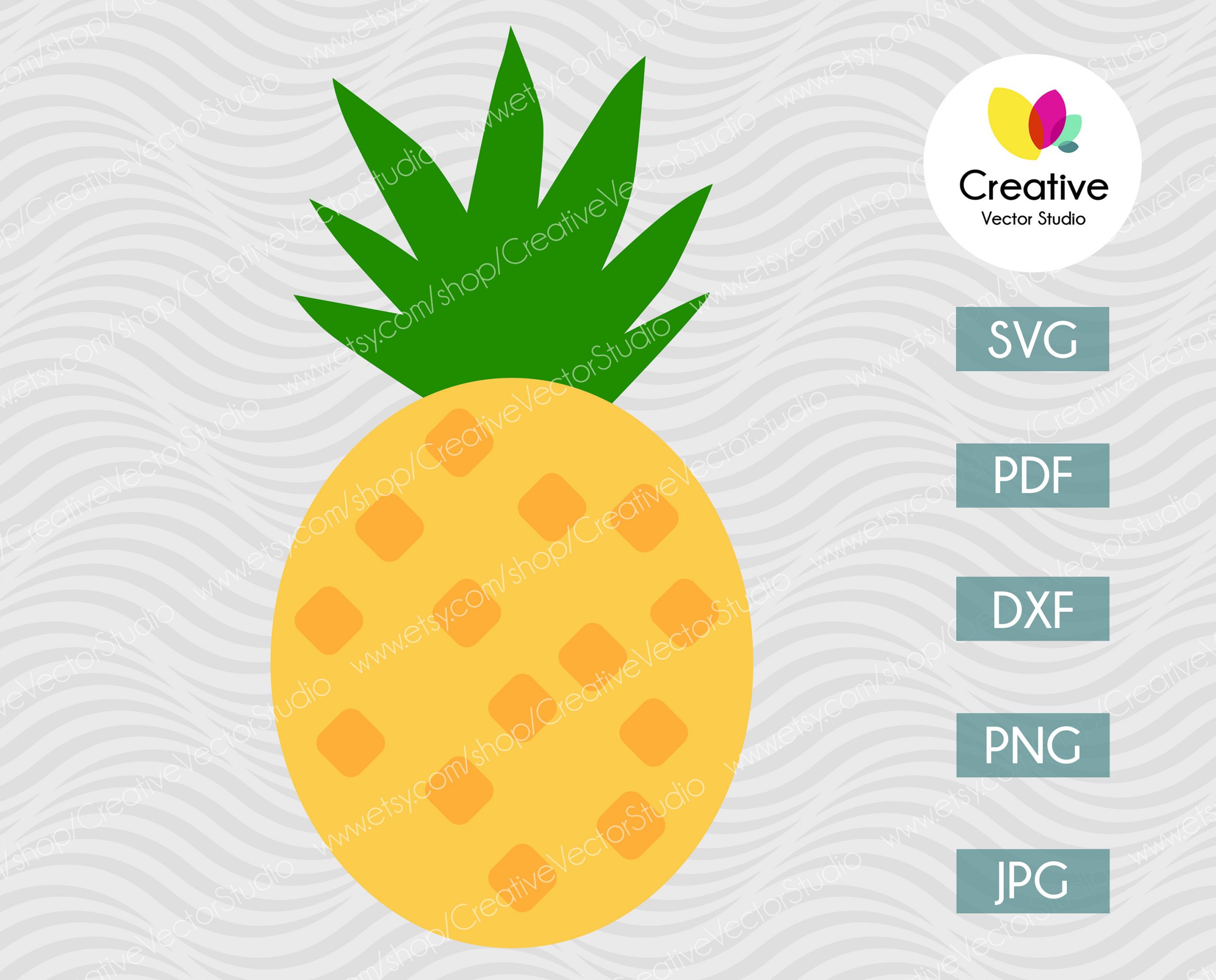 Pineapple SVG #12