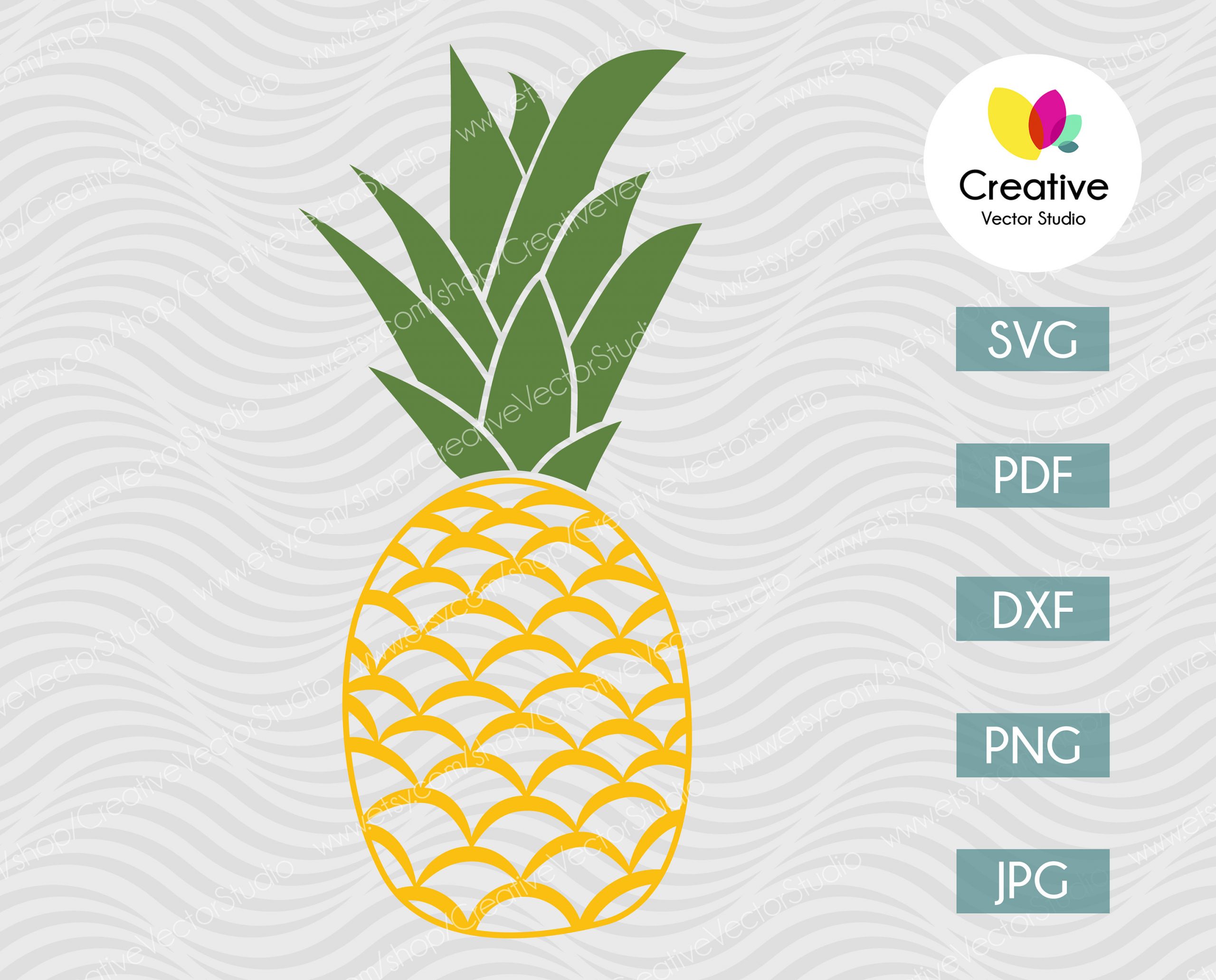 Download Pineapple Svg 3 Cut File Image Creative Vector Studio