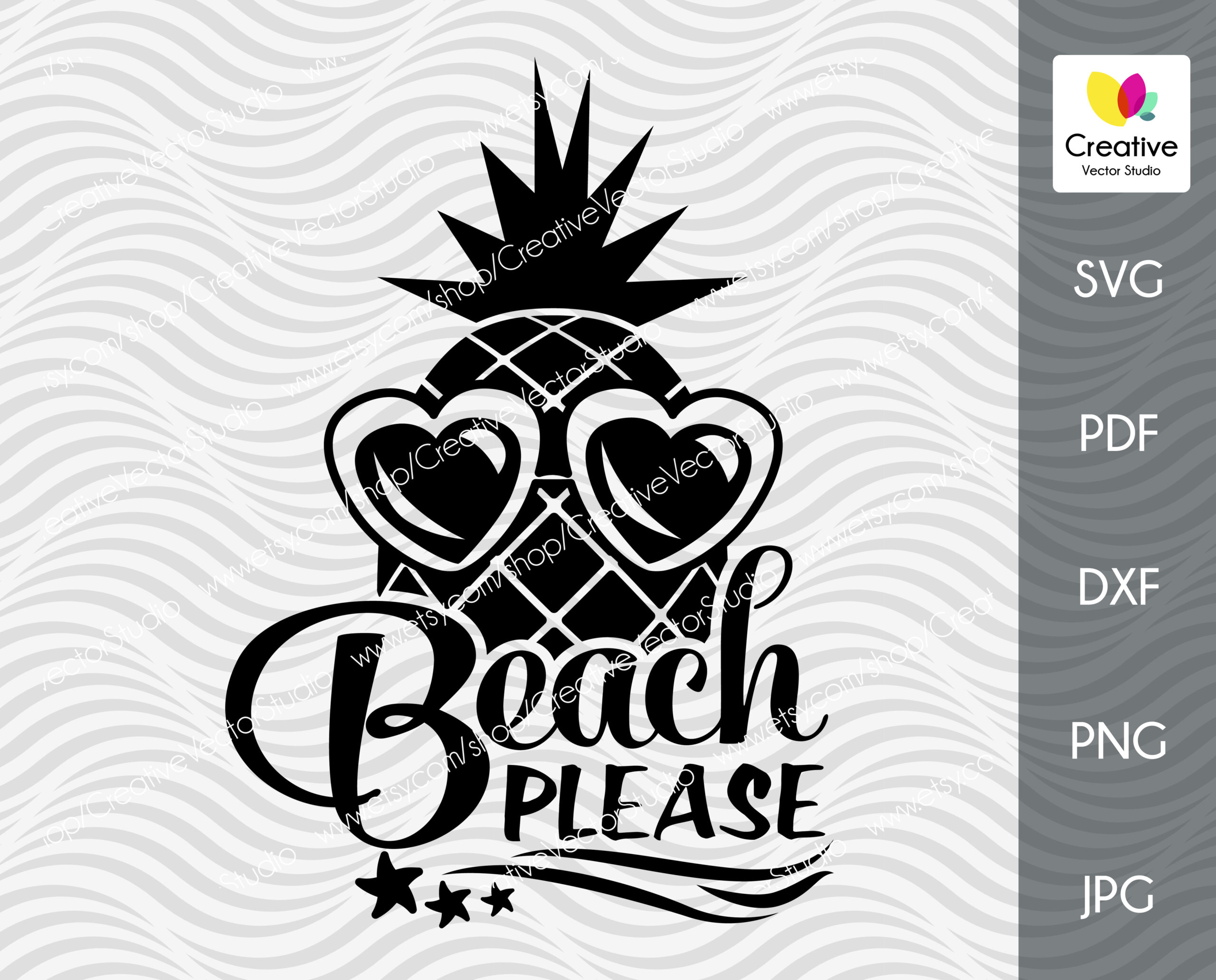 Download Pineapple with sunglasses svg, Beach please svg, Summer ...