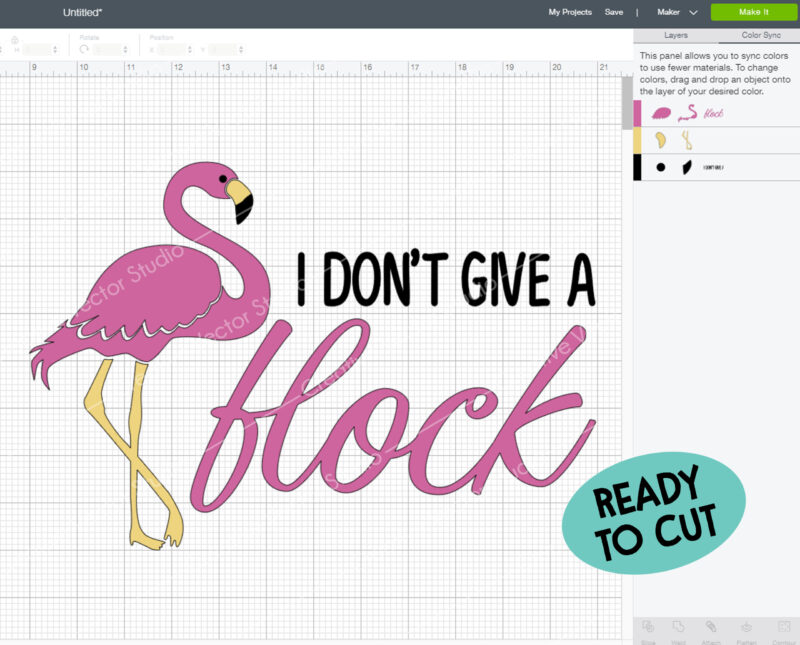 Flamingo SVG Cut Files for Cricut, Silhouette