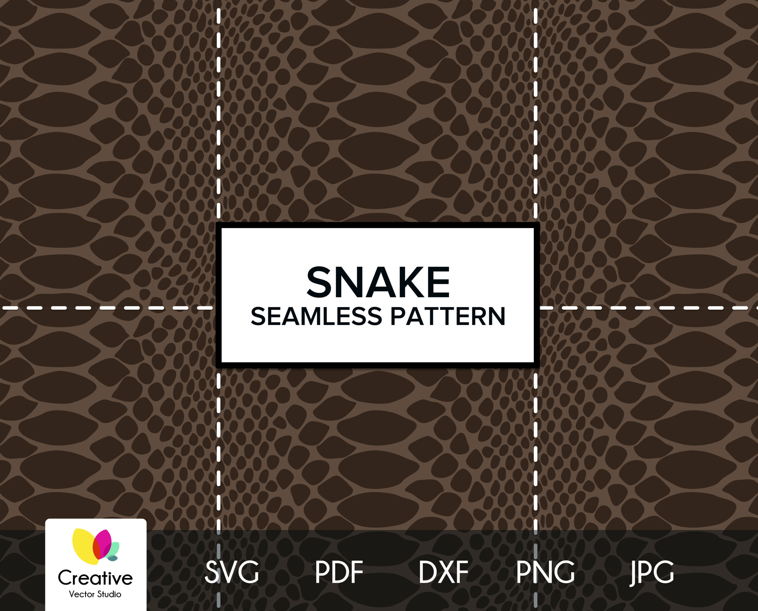 rattlesnake skin pattern vector