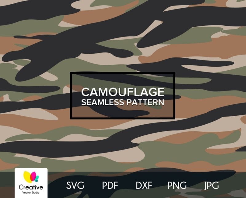 Tiger Stripe Camouflage SVG