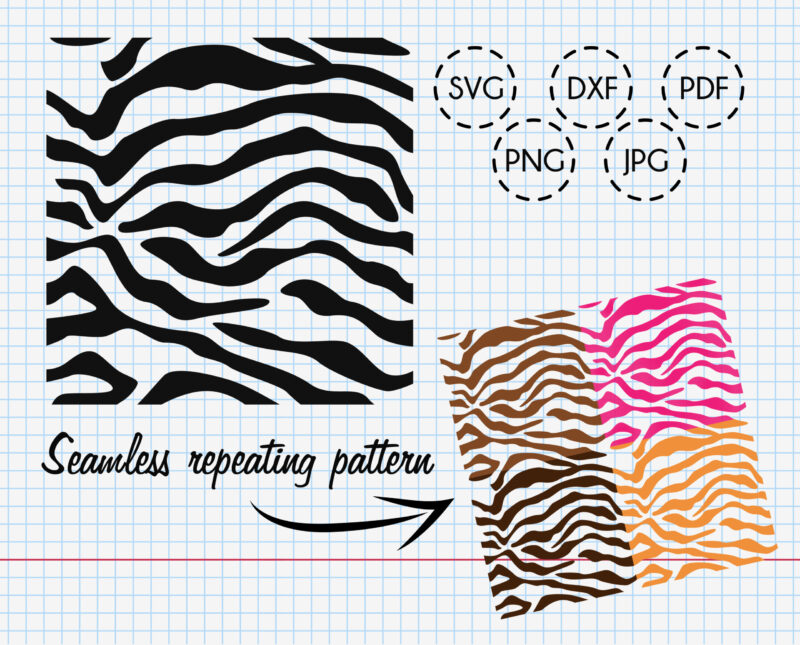 Tiger Stripe Seamless Pattern