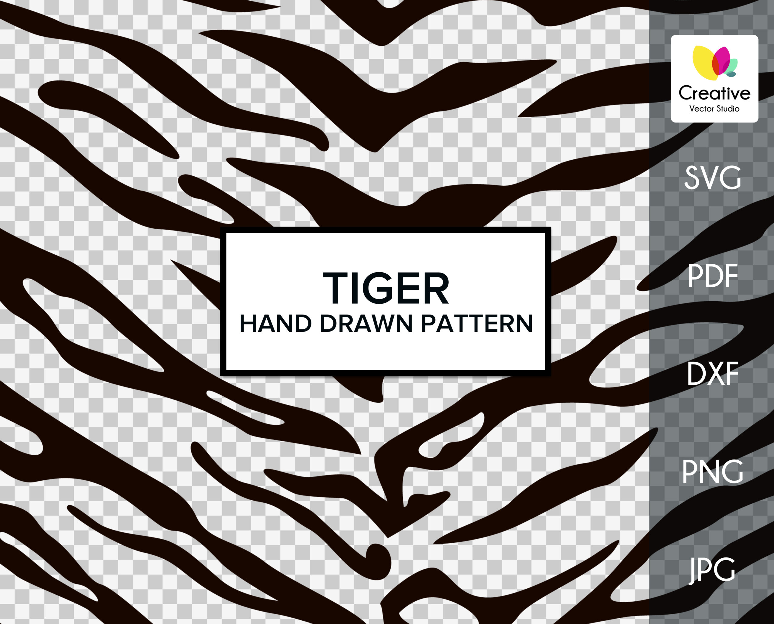 Download Tiger Skin Pattern svg, Animal Skin Print svg, Tiger Skin ...