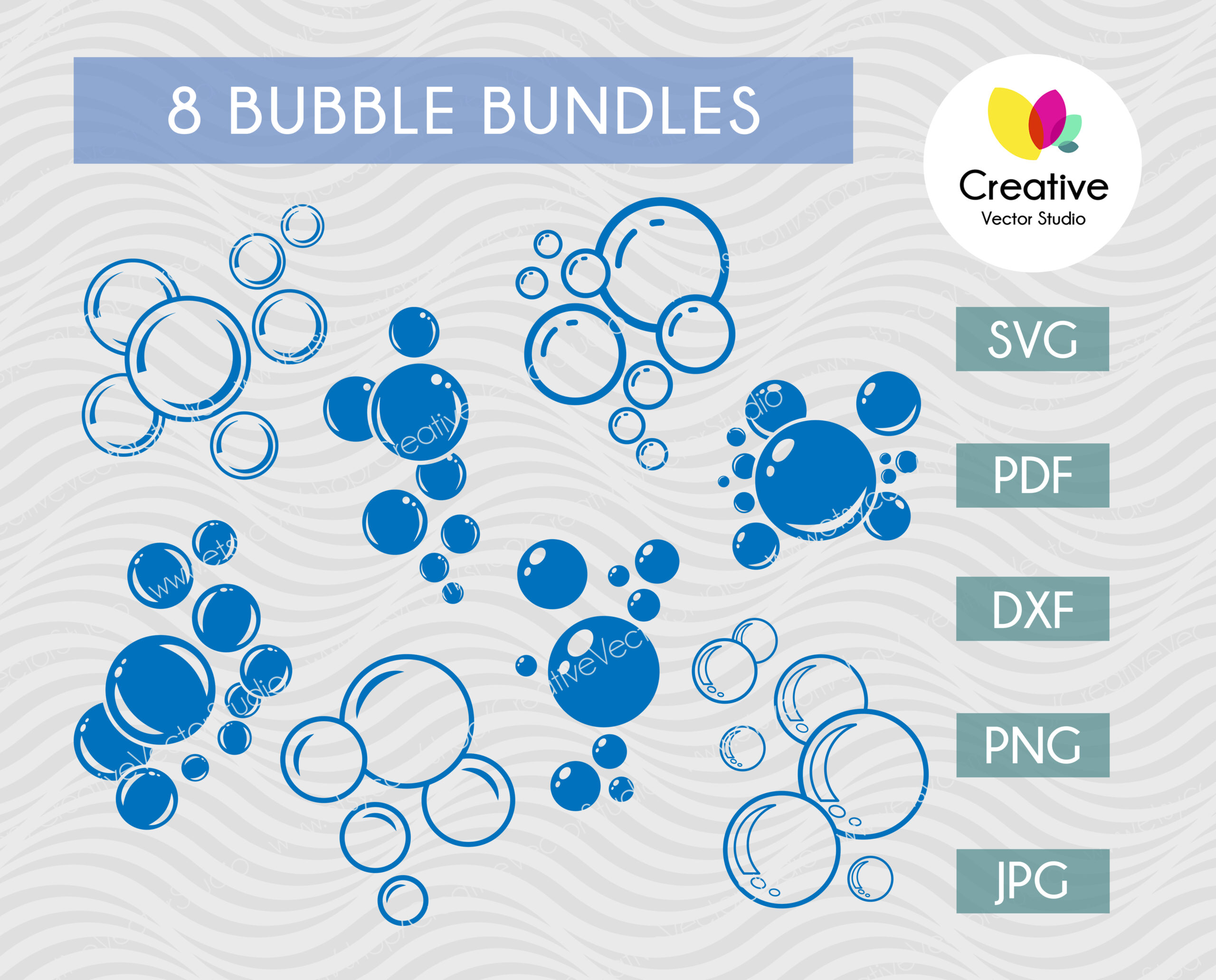 Soap Bubbles Svg Bundle Bubbles Vector Svg File For Cricut Etsy My