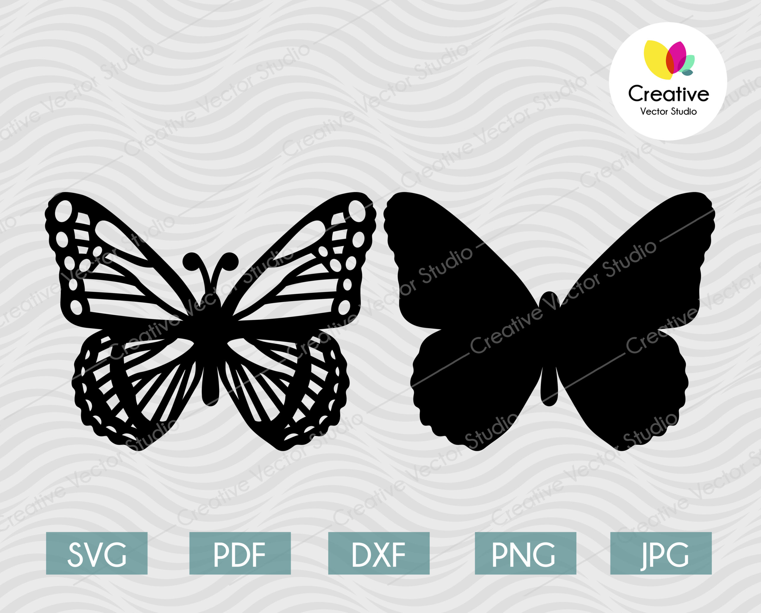 Download 3d Butterfly Svg 1 Cutting Template Creative Vector Studio