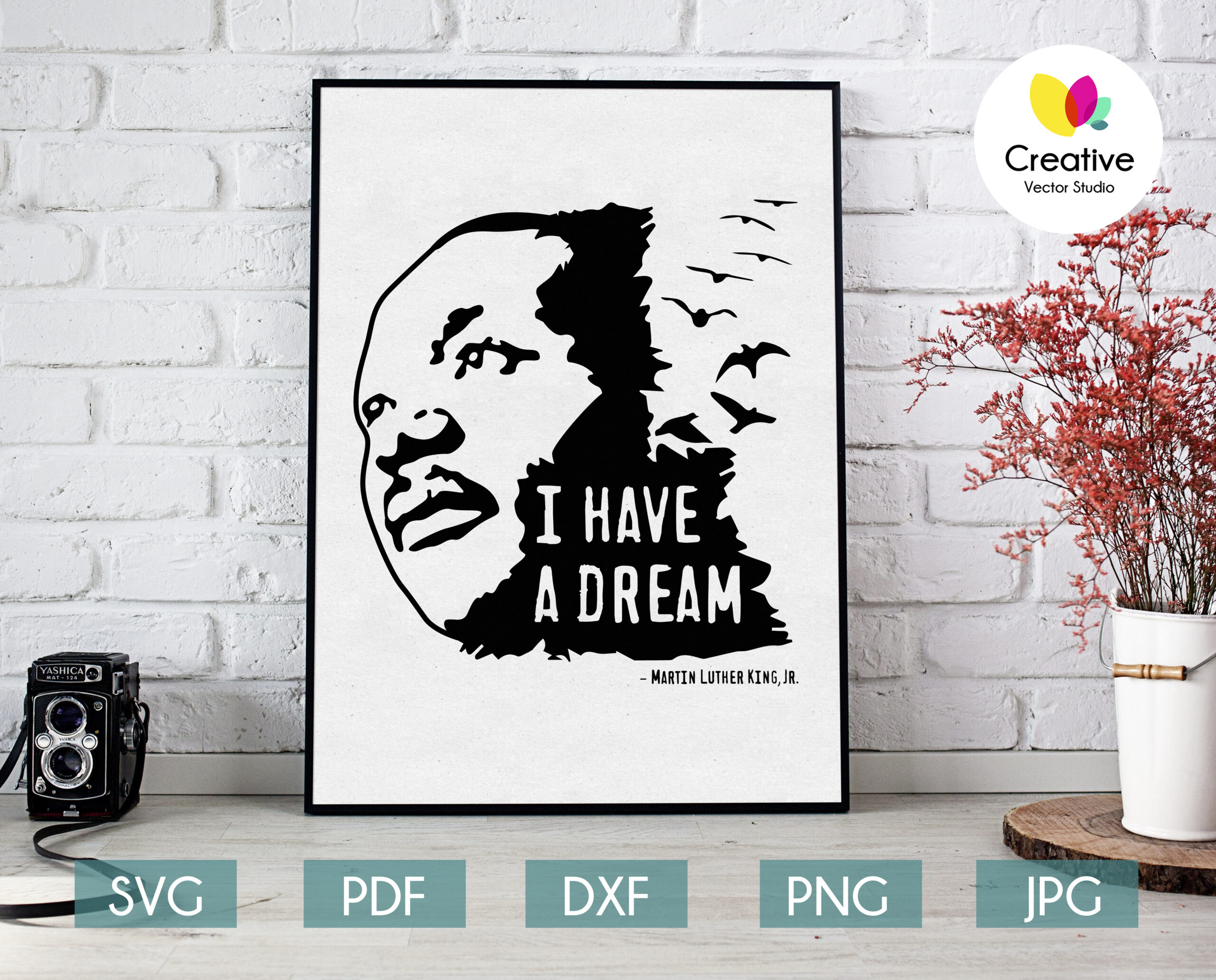 Download Martin Luther King Jr I Have A Dream Svg Creative Vector Studio