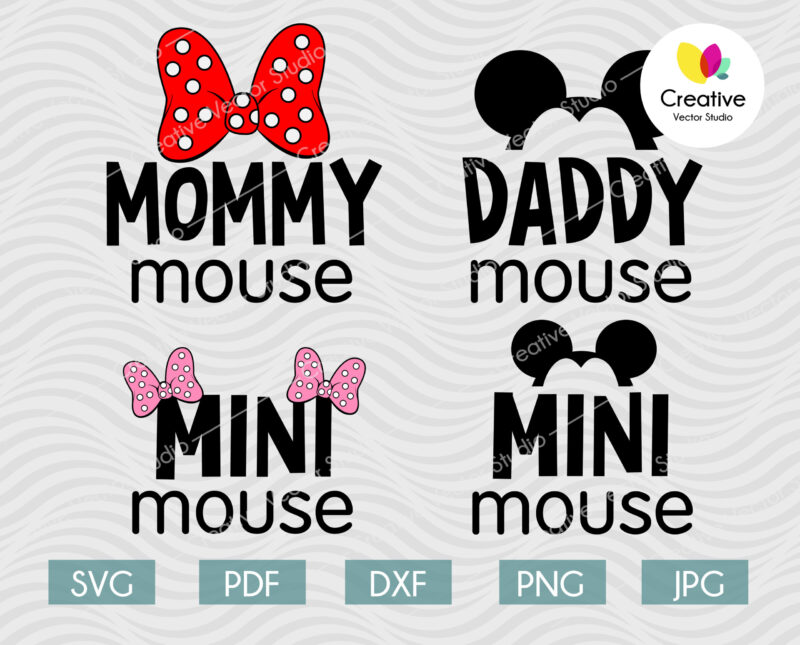 Disney Family SVG t-shirt iron-on print